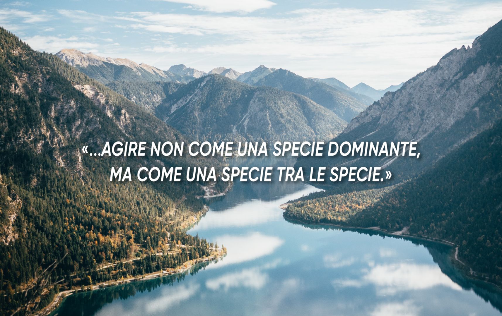 Ripensiamo al nostro rapporto con la Natura