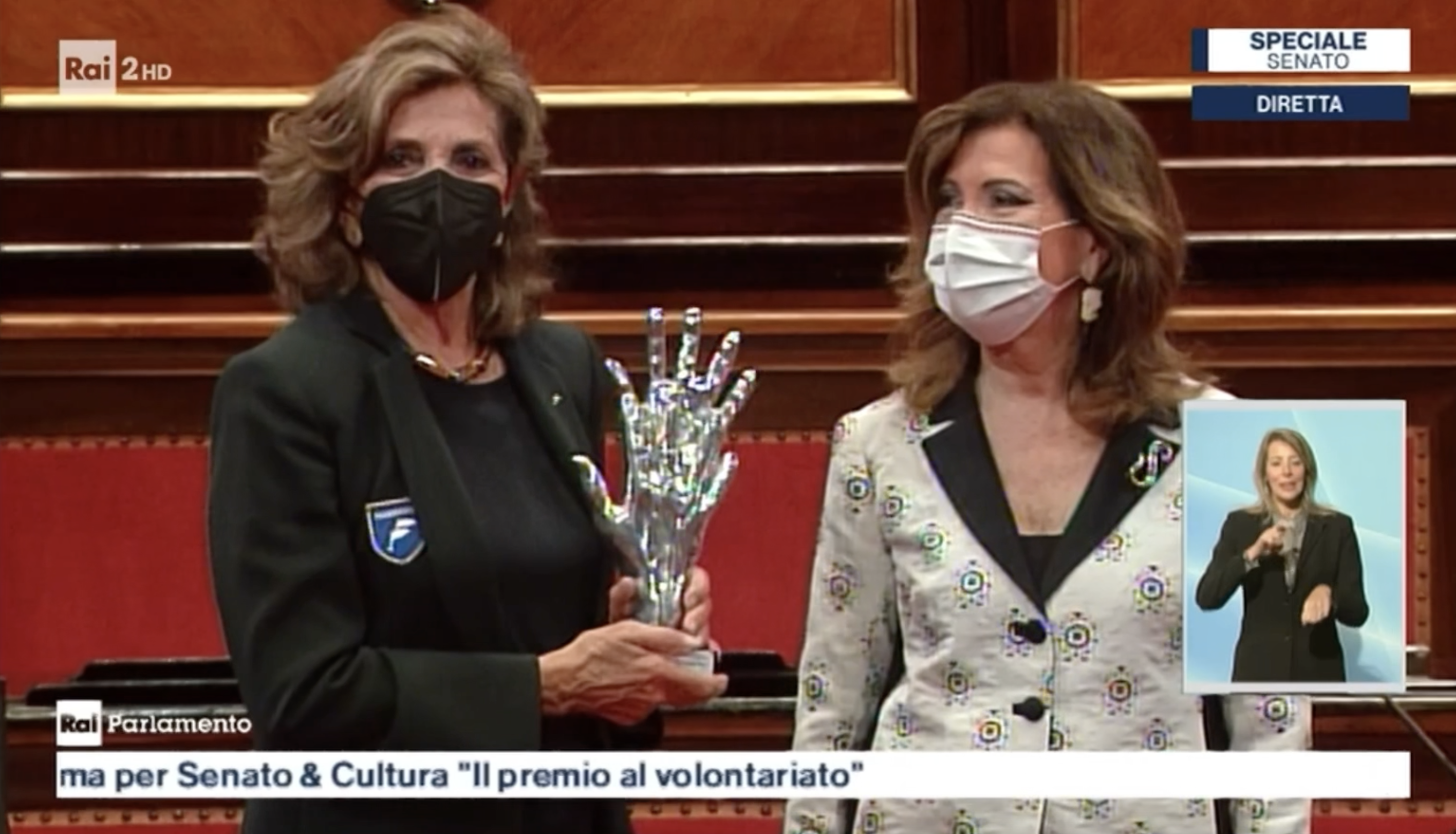 Senato, Marevivo riceve il Premio al Volontariato 2021