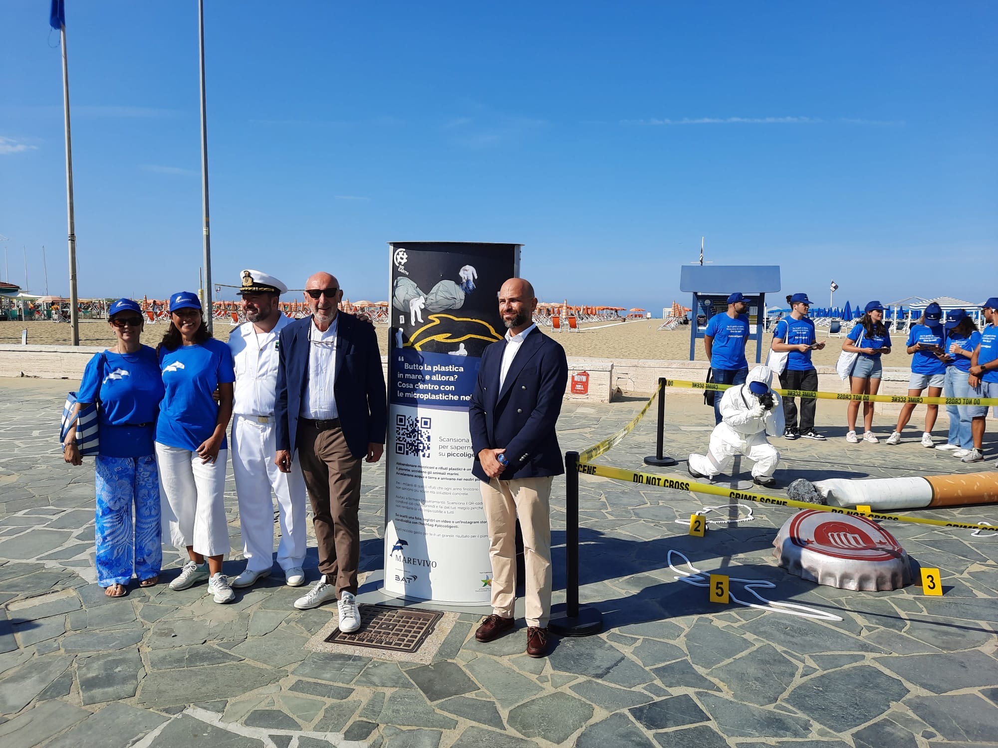 Sbarca a Viareggio “Piccoli Gesti, Grandi Crimini”, la campagna di Marevivo e BAT Italia