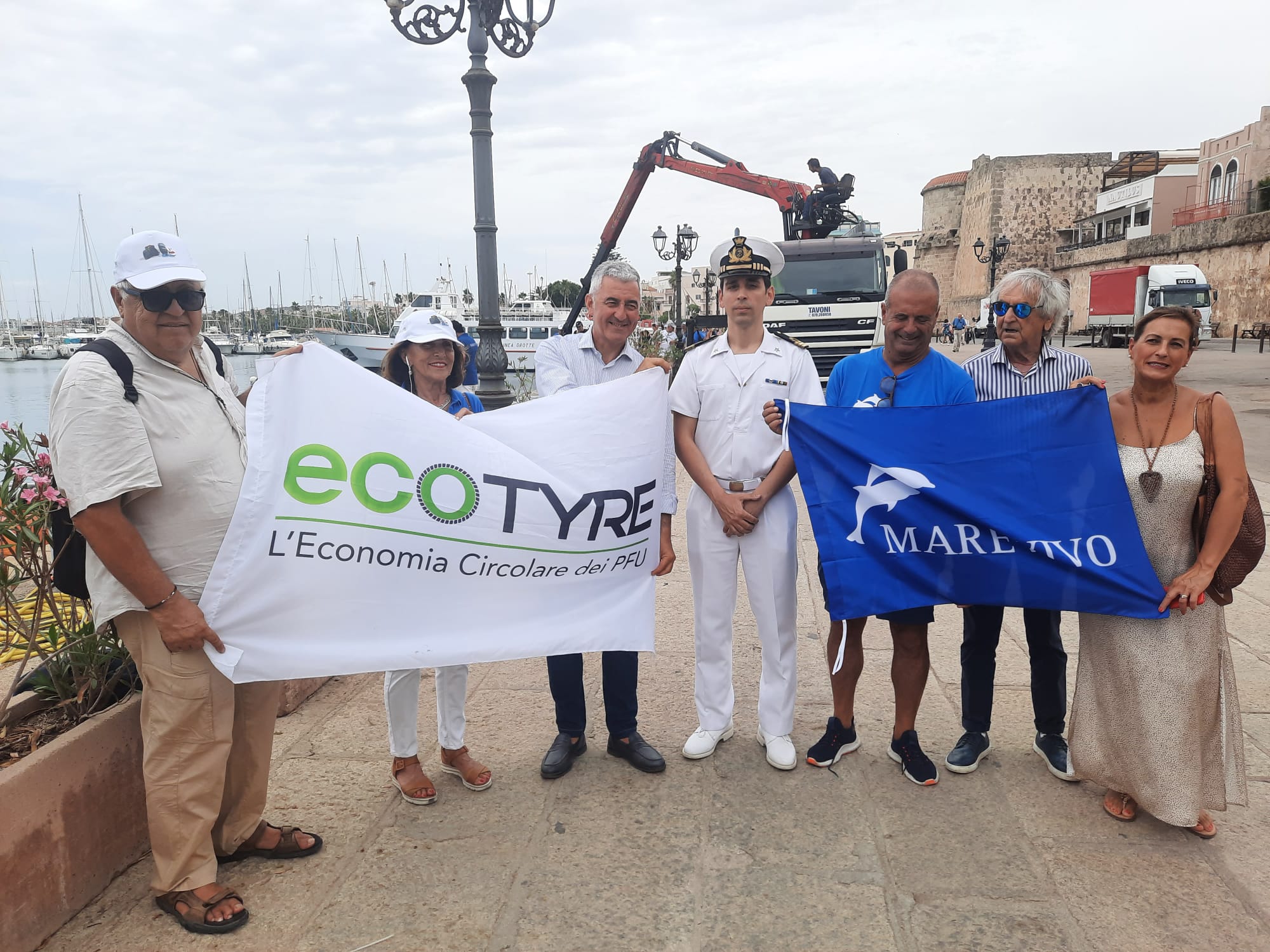 Alghero: raccolti 3.300 kg di PFU-Pneumatici Fuori Uso grazie a Marevivo ed EcoTyre
