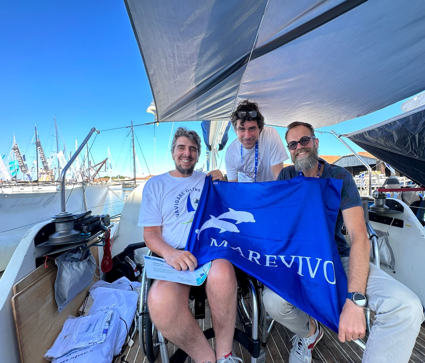 Marevivo viaggia con Marco Rossato nel Giro d’Italia a Vela