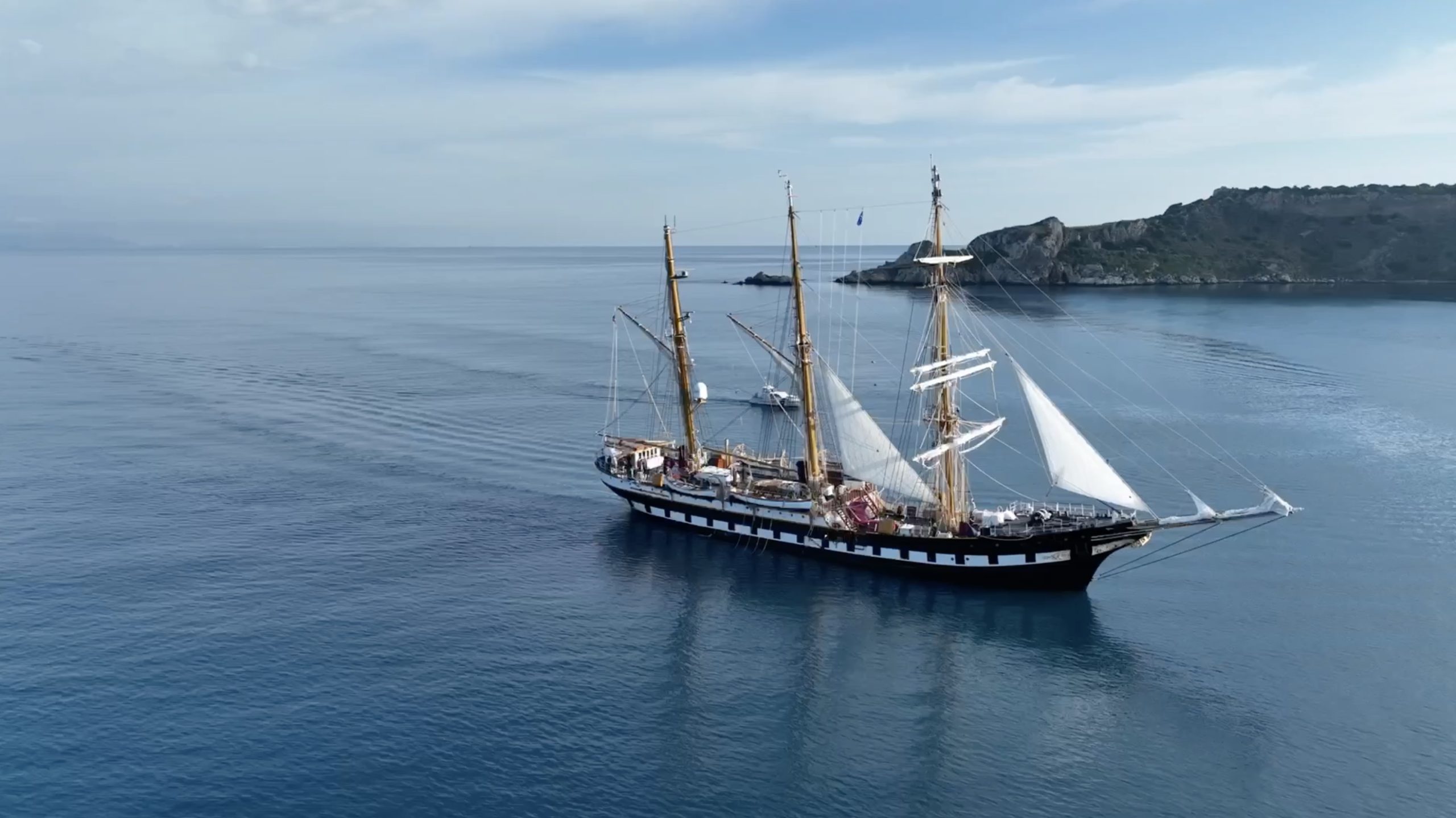 ‟Only One” travels on board the Amerigo Vespucci training ship of the Italian Navy