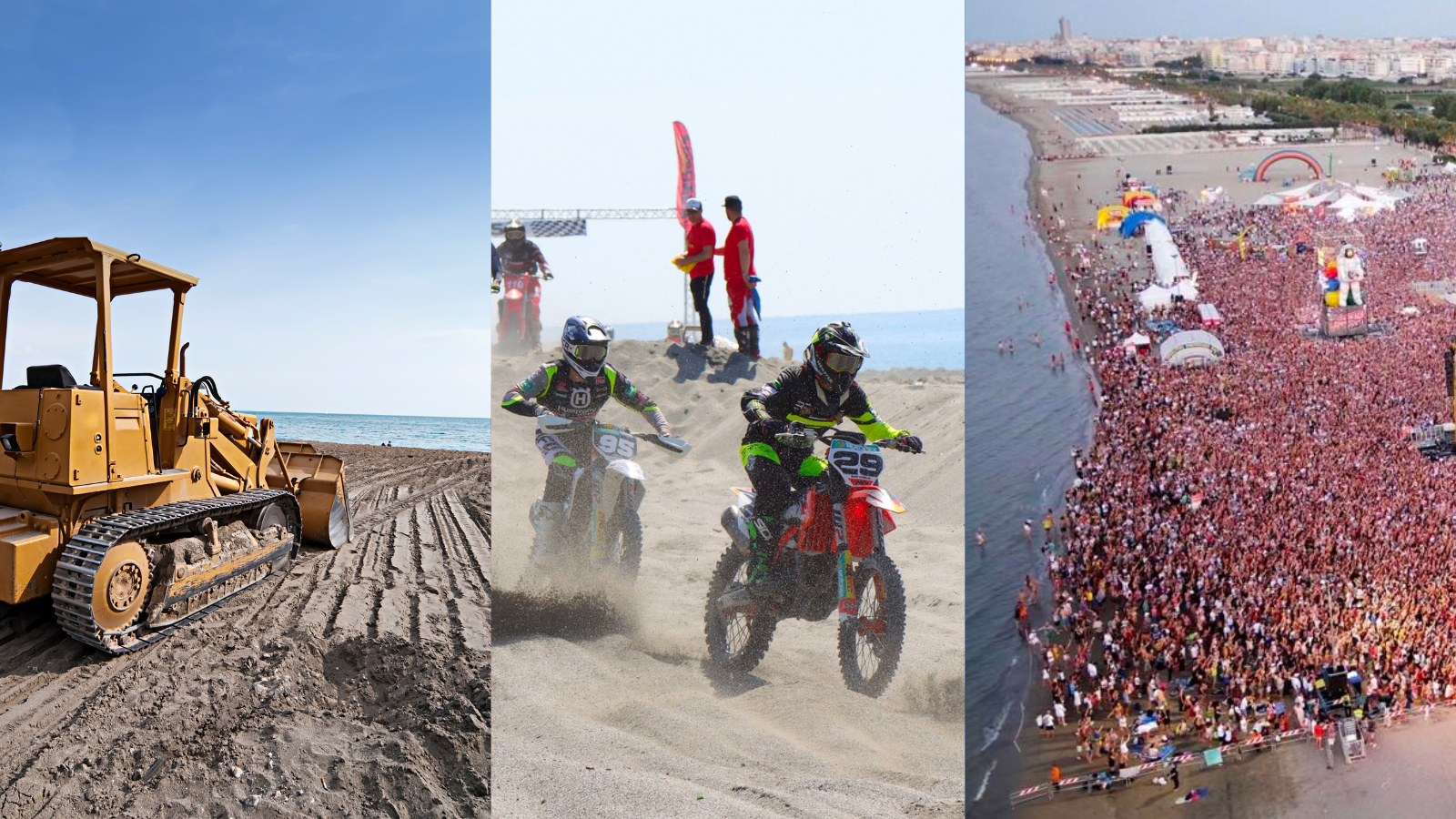 Celebriamo un anno di battaglie contro i mega eventi in spiaggia, ma non c’è niente da festeggiare